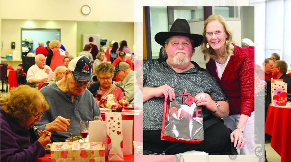 Sweethearts celebrate with lunch at Veteran’s Center